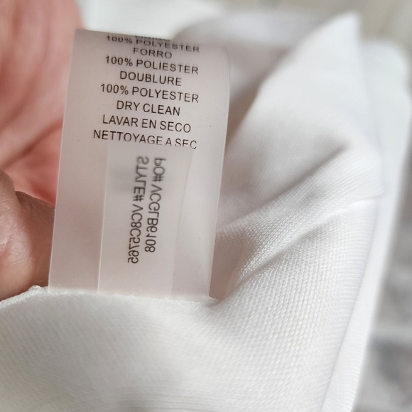 Vince Camuto A-Line Striped Dress Sleeveless Crew  Neck Navy White Size 6 - Picture 12 of 13